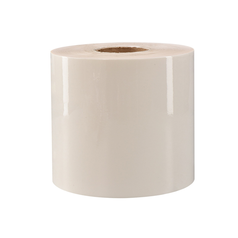 36 um átlátszó PET fólia / eltávolítható ragasztó / 60 g fehér üveg bélés