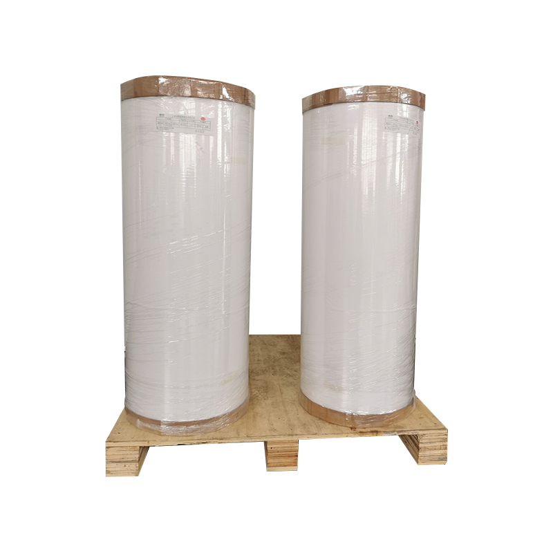 75 um matt fehér vinyl Yupo PP / oldószer ragasztó / 60 g fehér üveg bélés