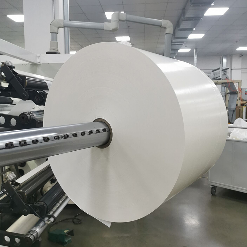 25um Bright White PET /Akril Oldószeres ragasztó /80g White Liner