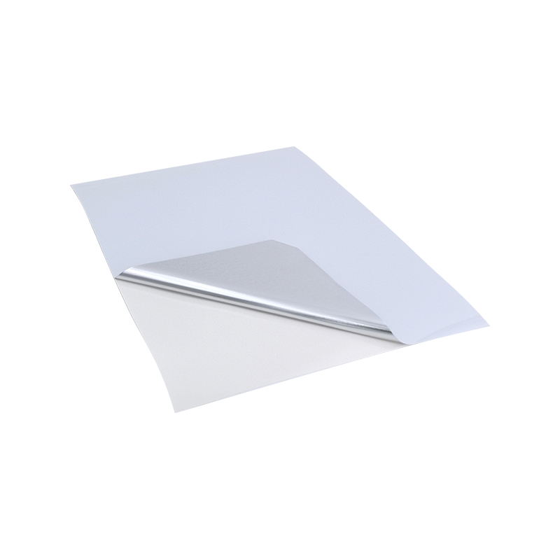 25 um fényes fehér alumíniumozott PET film gumiabroncs ragasztó papír matrica 