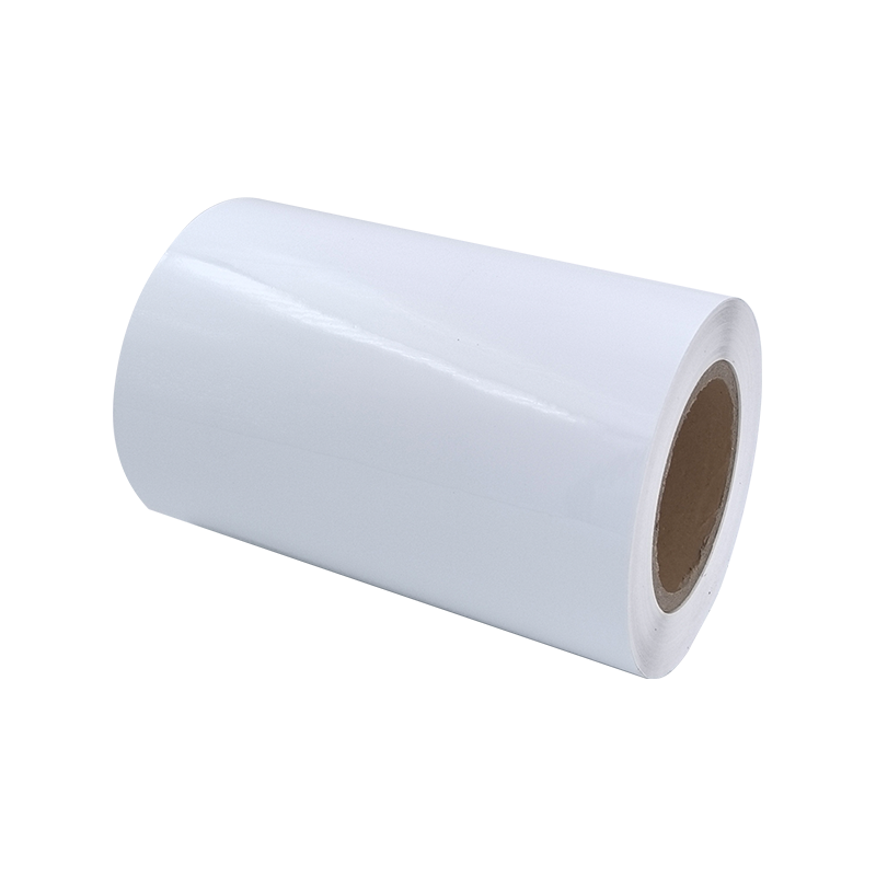 25 um fényes fehér alumíniumozott PET film gumiabroncs ragasztó papír matrica 