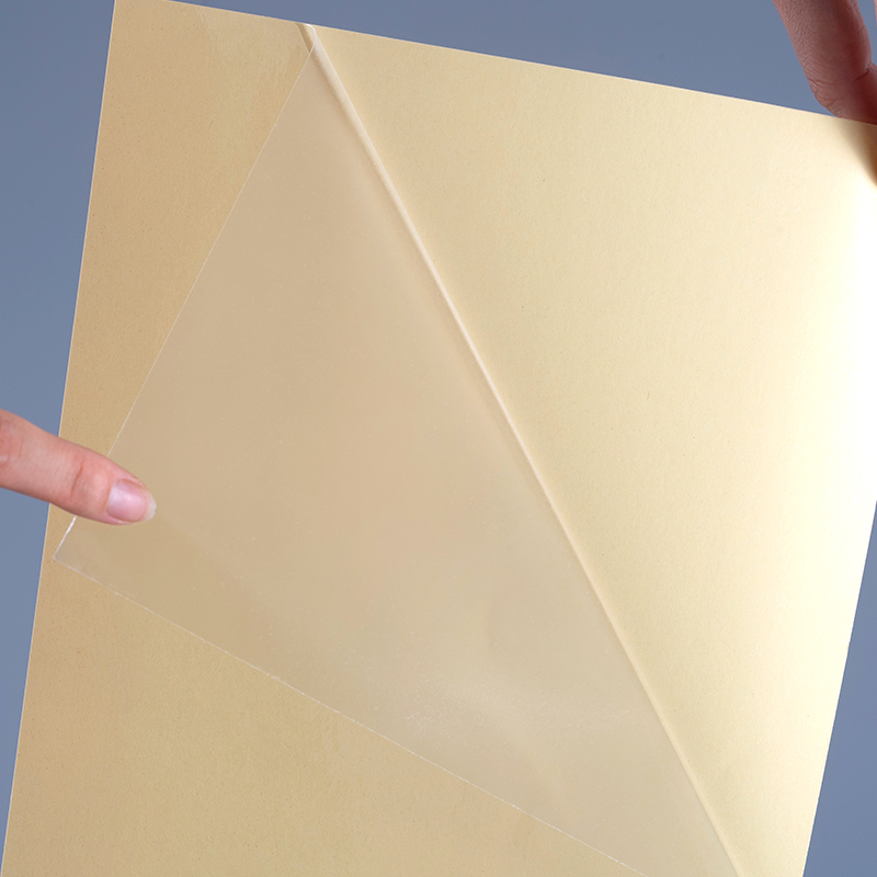 50 mic átlátszó öntapadó poliészter fólia vinil matrica címkenyomtató Jumbo tekercs