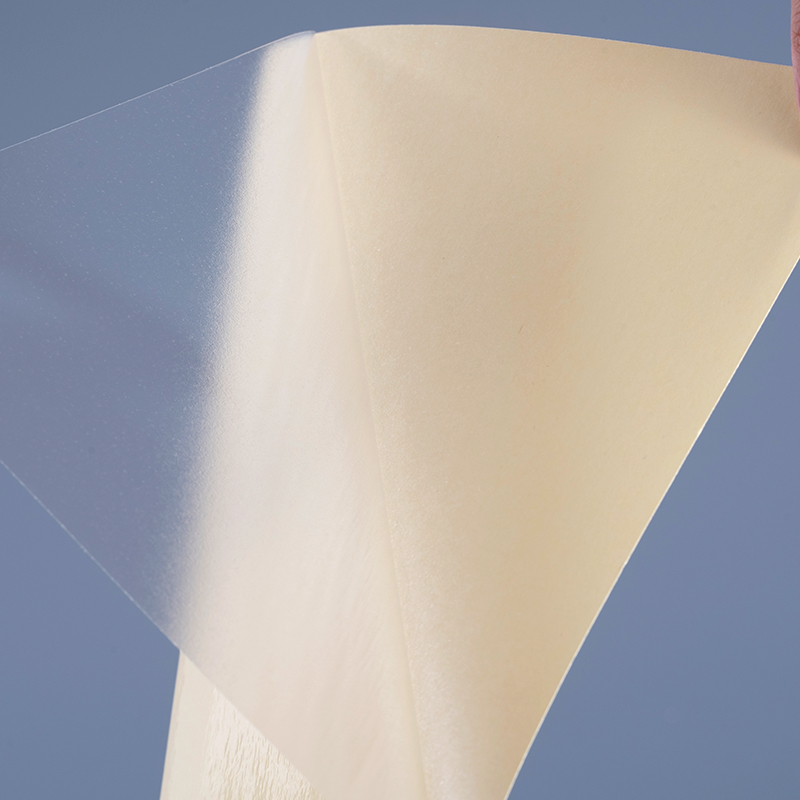 50 mic átlátszó öntapadó poliészter fólia vinil matrica címkenyomtató Jumbo tekercs