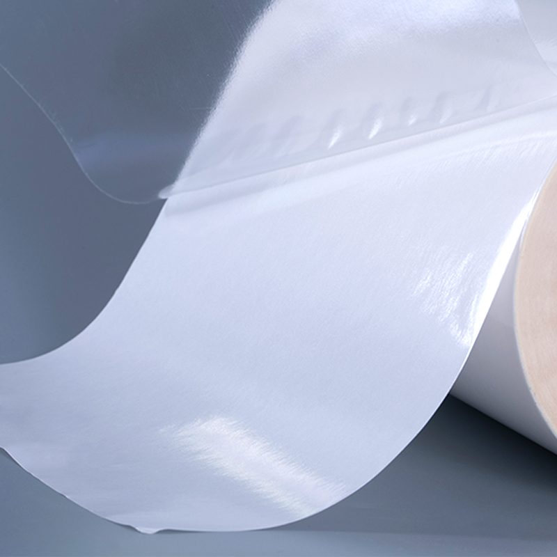 50 mic átlátszó öntapadó poliészter fólia vinil matrica címkenyomtató Jumbo tekercs