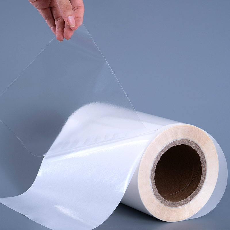 50 mic átlátszó öntapadó poliészter fólia vinil matrica címkenyomtató Jumbo tekercs