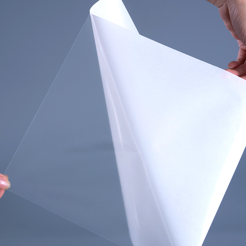 25 mic átlátszó PET fólia eltávolítható öntapadó átlátszó poliészter címkékkel