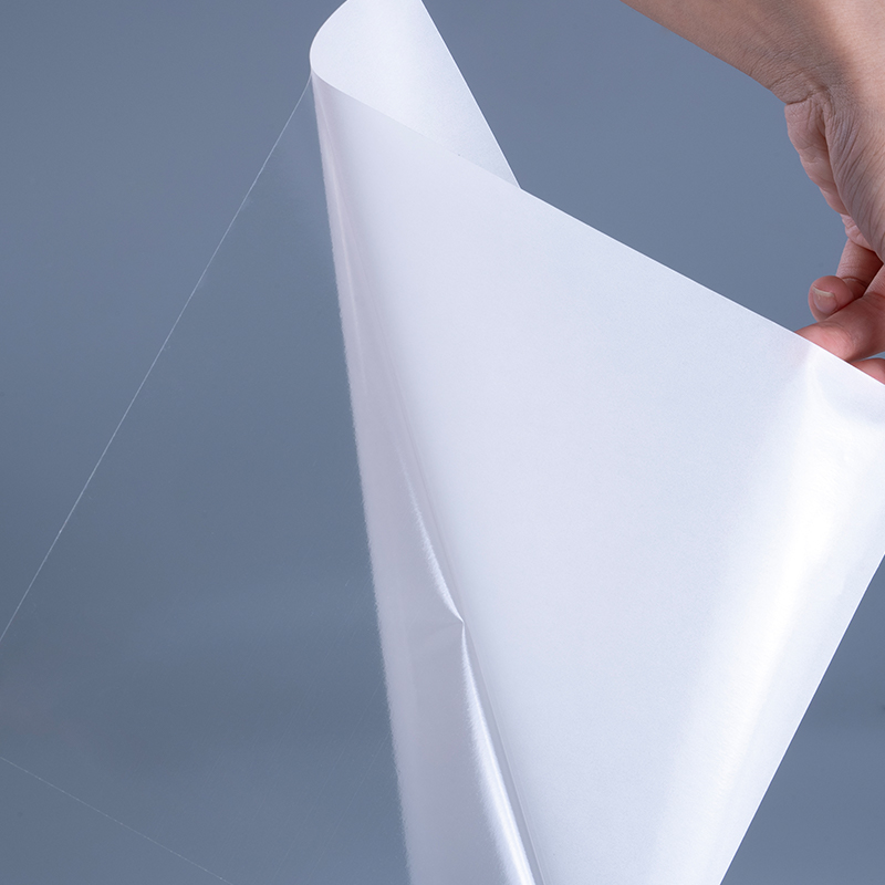 50 mic átlátszó öntapadó poliészter fólia vinil matrica címkenyomtató Jumbo tekercs