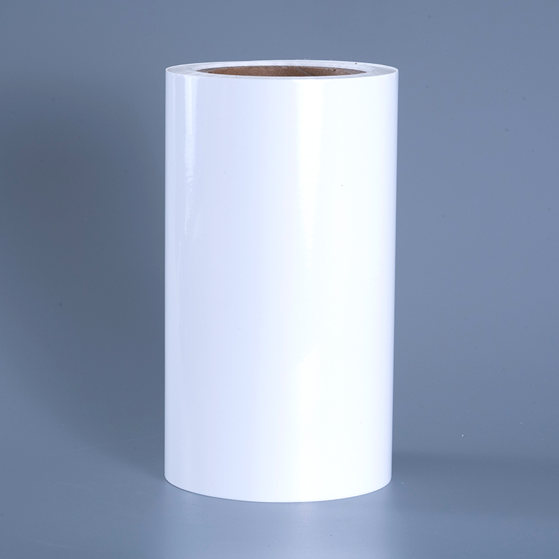 25 mic fényes PET vinilfólia címkeanyagok akril ragasztó Jumbo tekercs tintasugaras nyomtatáshoz