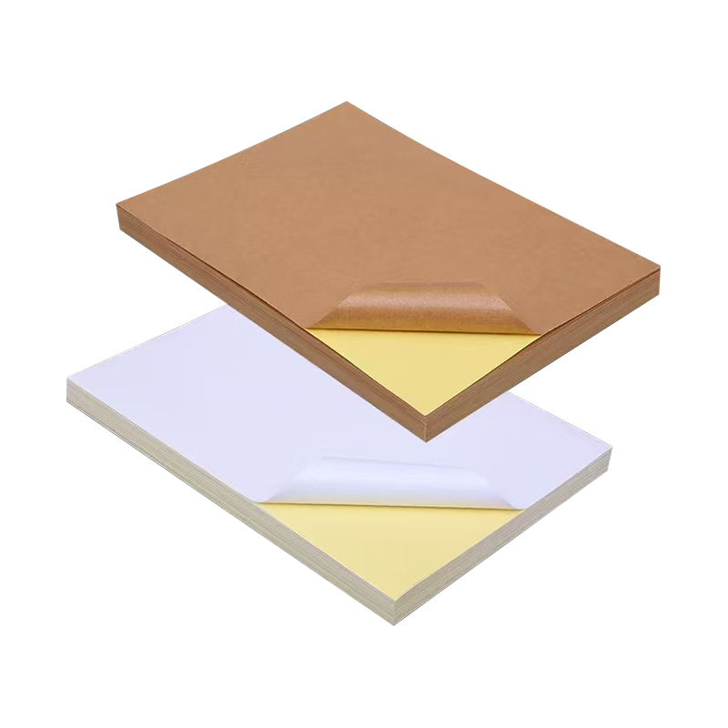 85 g-os öntapadó nátronpapír akril ragasztóval és sárga béléssel