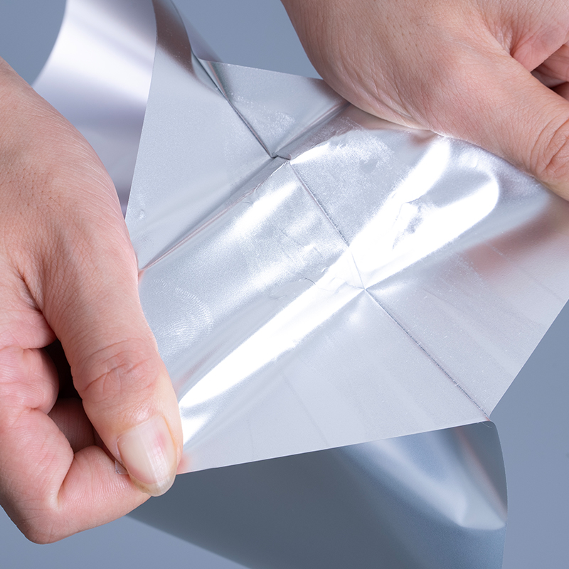 Öntapadó tintasugaras matt ezüst PET fólia