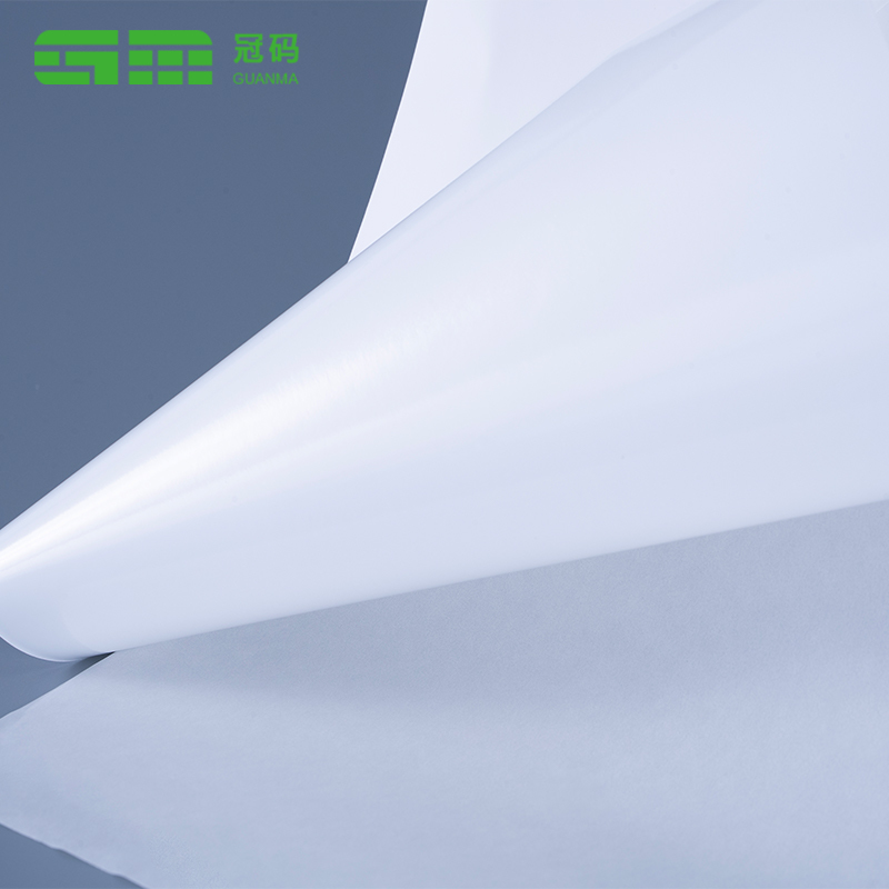 75 mic Frozen PP szintetikus papír címketekercs fagyasztott ragasztóval