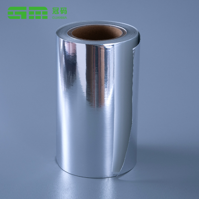 50 mic fényes ezüst PP öntapadó Jumbo papírtekercs gumiabroncs ragasztóval