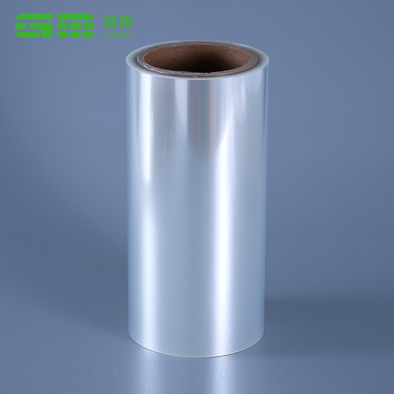 50 mic átlátszó polipropilén címkeanyag öntapadó PP fólia eltávolítható ragasztóval